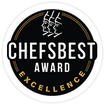 Ganador del premio ChefsBest<sup>®</sup> Excellence Award por calidad general.