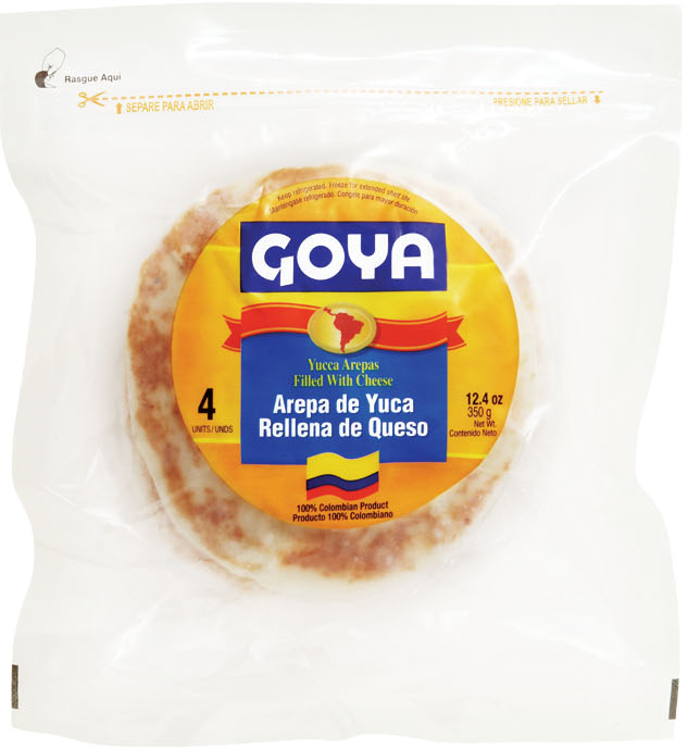 Yuca Arepas Filled with Cheese