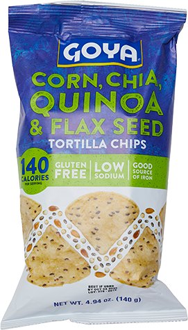 Corn, Chia, Quinoa & Flax Seed Tortilla Chips