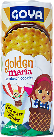 Golden Maria Sandwich Cookies with Chocolate